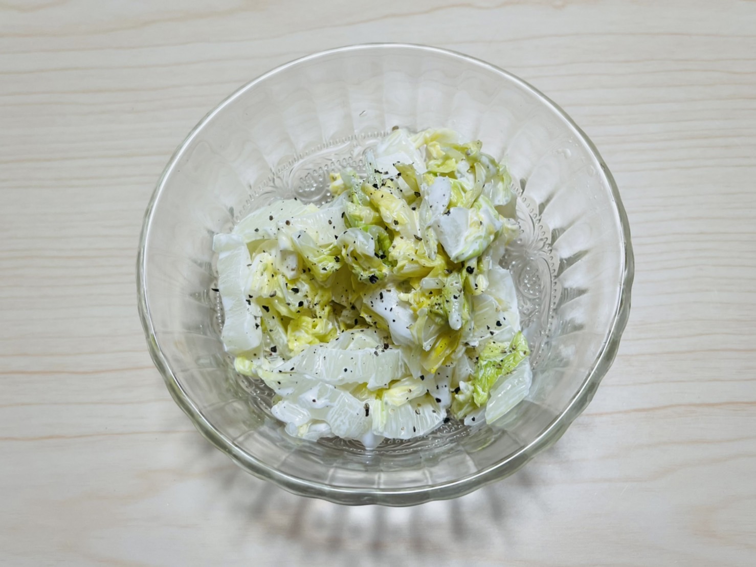 白菜サラダゴマ症をごまかす